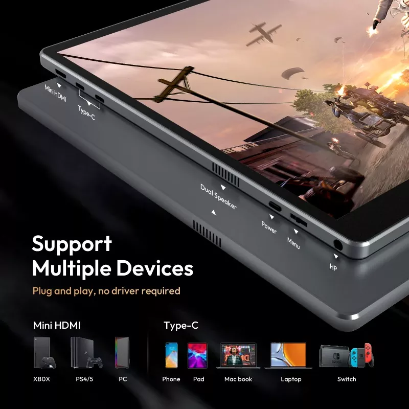 업무 및 여행용으로 16인치 1200P 휴대용 모니터를 선택해야 하는 이유는 무엇입니까?